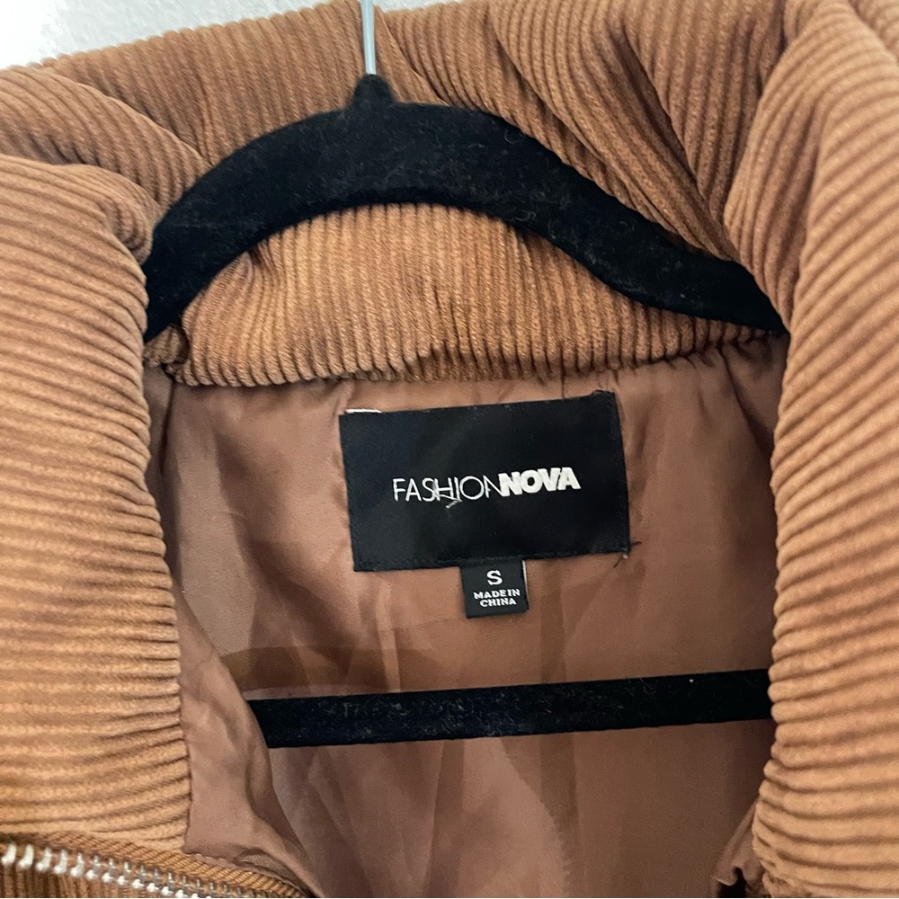 Corduroy Puffer Jacket - Picture 3 of 5